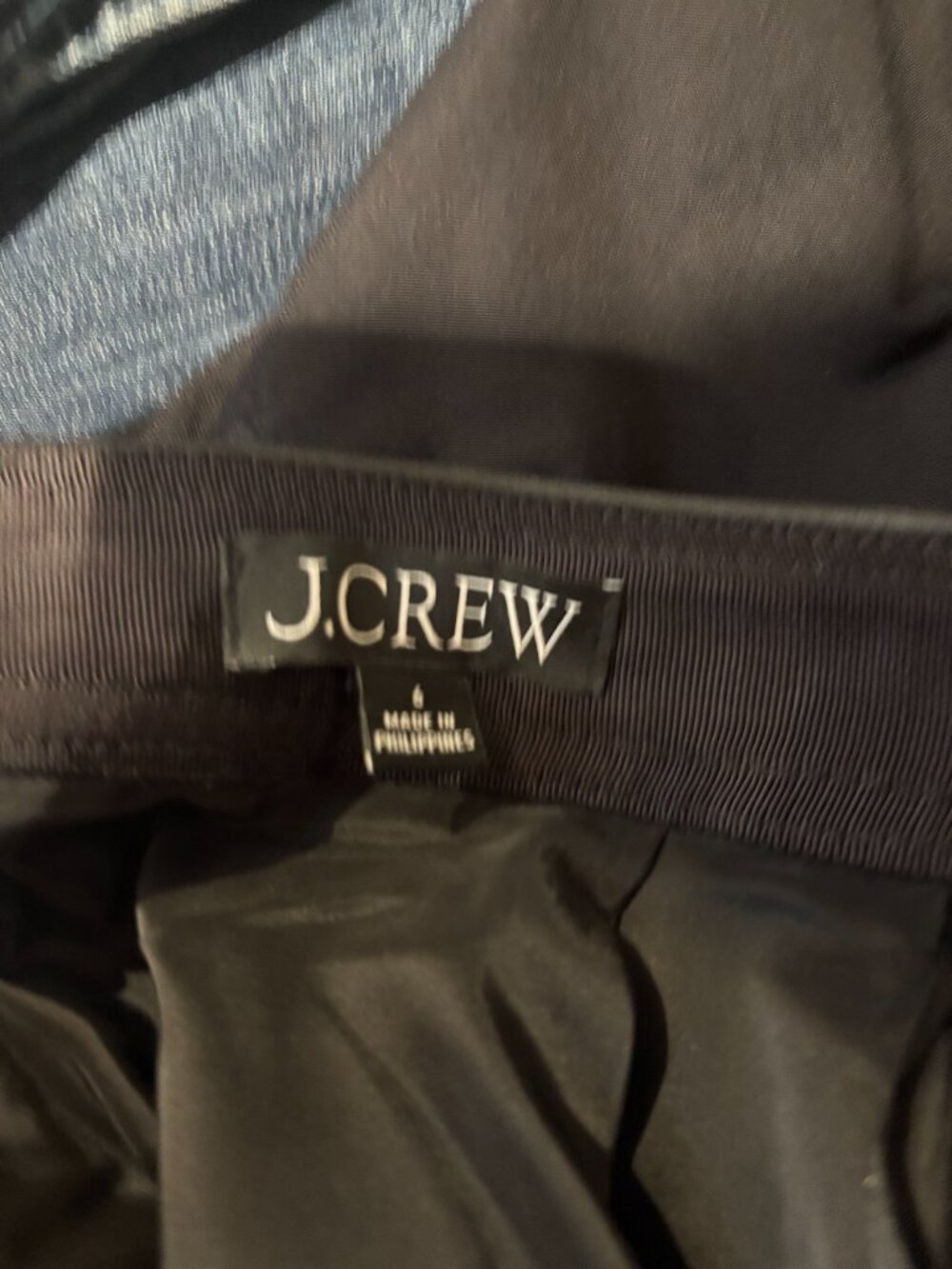 J. Crew No. 3 Pencil skirt in faux leather - Picture 3 of 5